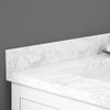 22 in. W x 3 in. H Engineered Marble Bathroom Vanity Top Sidesplash with Straight Edge in Yves