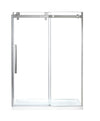 France 60 Shower Door Seal Strip Replacement Kit | 5-Piece Clear Vinyl Set
