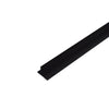 71 in. Vertical T-Shaped Shower Seal Strip between 6mm Thick Glass Sliding Door and Wall, Black PVC