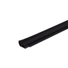 71 in. Vertical A-Shaped Shower Seal Strip between 6mm Thick Glass Sliding Door and Wall, Black PVC