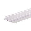 78.74 in. Vertical Shower Seal Strip between 12mm Thick Glass Fixed Panel and Sliding Door, Clear PVC