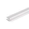 78.74 in. Vertical Shower Seal Strip between 8mm Thick Glass Sliding Door and Wall, Clear PVC