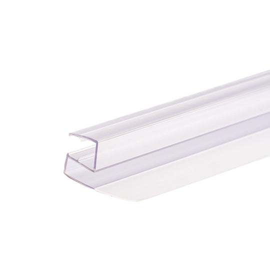 33.15 in. Horizontal Shower Seal Strip between 10mm Thick Glass Sliding Door and Base, Clear PVC