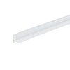 29.5 in. Horizontal Shower Seal Strip between 8mm Thick Glass Fixed Panel and Base, Clear PVC-P123