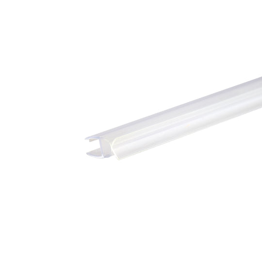 78 in. Vertical Shower Seal Strip between 6mm Thick Glass Sliding Door and Wall, Clear PVC