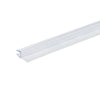 74 in. Vertical Shower Seal Strip between 6mm Thick Glass Fixed Panel and Pivot Door, Clear PVC