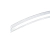 32 in. Horizontal Shower Seal Strip between 6mm Thick Rounded Corner Pivot Glass Door and Base, Clear PVC