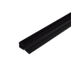 70.79 in. Vertical Shower Seal Strip between 6mm Thick Glass Panel and Wall, Black PVC