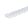 31.5 in. Horizontal Shower Seal Strip between 6mm Thick Glass Sliding Door and Base, Clear PVC