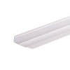 74 in. 6mm Thick Vertical Shower Seal Strip for Fixed Glass Panel and Sliding Door, Clear PVC