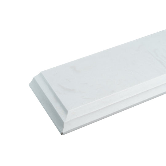 Bullnose Edge Backsplash in Yves for 36 in. W Engineered Marble Bathroom Vanity Top