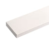 48 in. W x 3 in. H Engineered Stone Bathroom Vanity Top Backsplash with Straight Edge in Bombay White