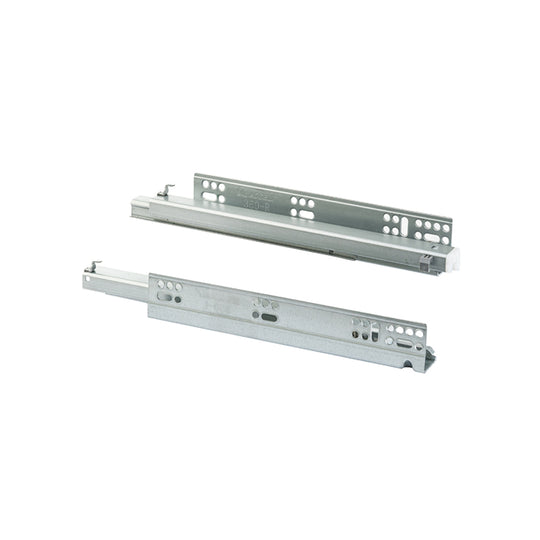 14" Undermount Soft-Close Drawer Glides, Pin lock
