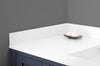 19 in. W x 3 in. H Engineered Stone Bathroom Vanity Top Sidesplash with Straight Edge in Bombay White