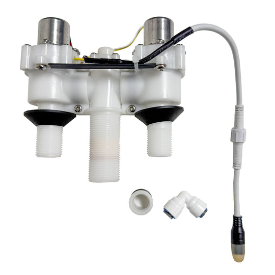 Electric Flush Valve & Adapter Kit
