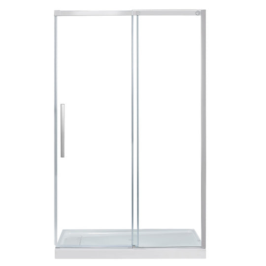 Venice 48/60 Shower & Tub Door Seal Strip Replacement Kit | 4-Piece Clear Vinyl Set (4PC-V1-TCR)